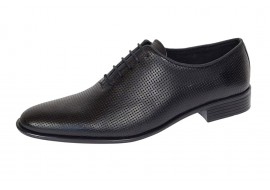 Pantofi barbati eleganti negri din piele naturala GKR35NPF